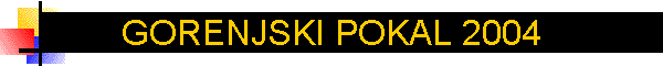 GORENJSKI POKAL 2004