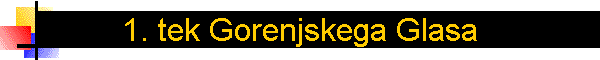 1. tek Gorenjskega Glasa