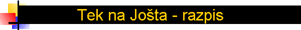 Tek na Jo�ta - razpis