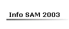 Info SAM 2003