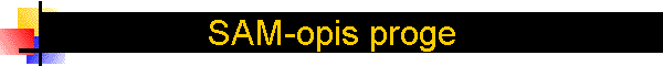 SAM-opis proge