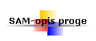 SAM-opis proge
