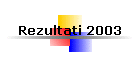 Rezultati 2003