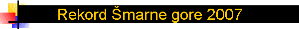 Rekord �marne gore 2007