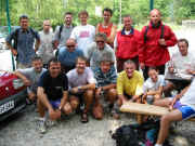 Gasilska na Jezerskem po ogledu 19.avg. 2001.